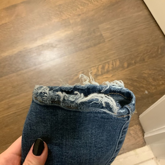 GOOD AMERICAN High Waisted Indigo Medium Wash Skinny Denim Women’s Jeans Size 27 - Picture 4 of 13